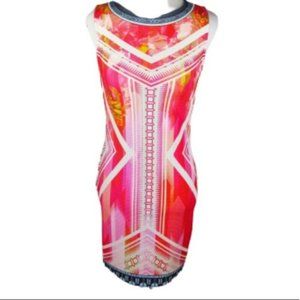 NEW Peachpuff Sleeveless Floral Print Mini Dress